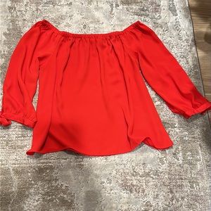 Collection of three J.Crew off the shoulder tops, size small